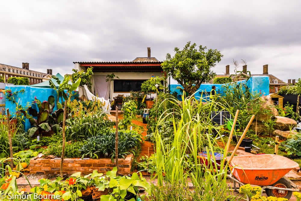 RHS Garden Chelsea Flower Show 2019 — CAMFED Garden 02 Chelsea Build Day 15