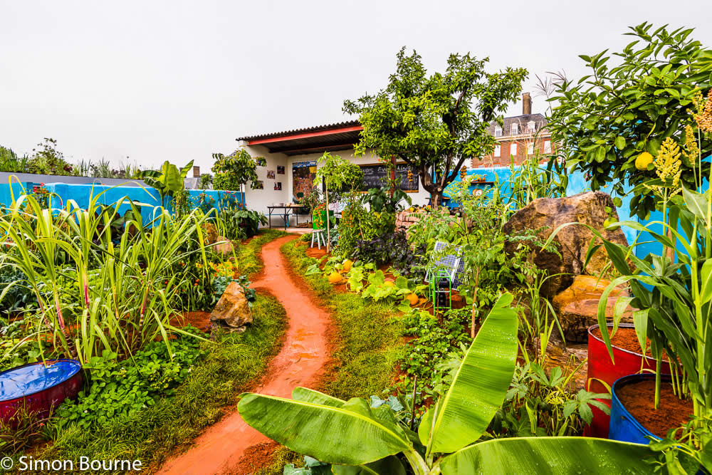 RHS Garden Chelsea Flower Show 2019 — CAMFED Garden 07 Chelsea Final Build Day 16