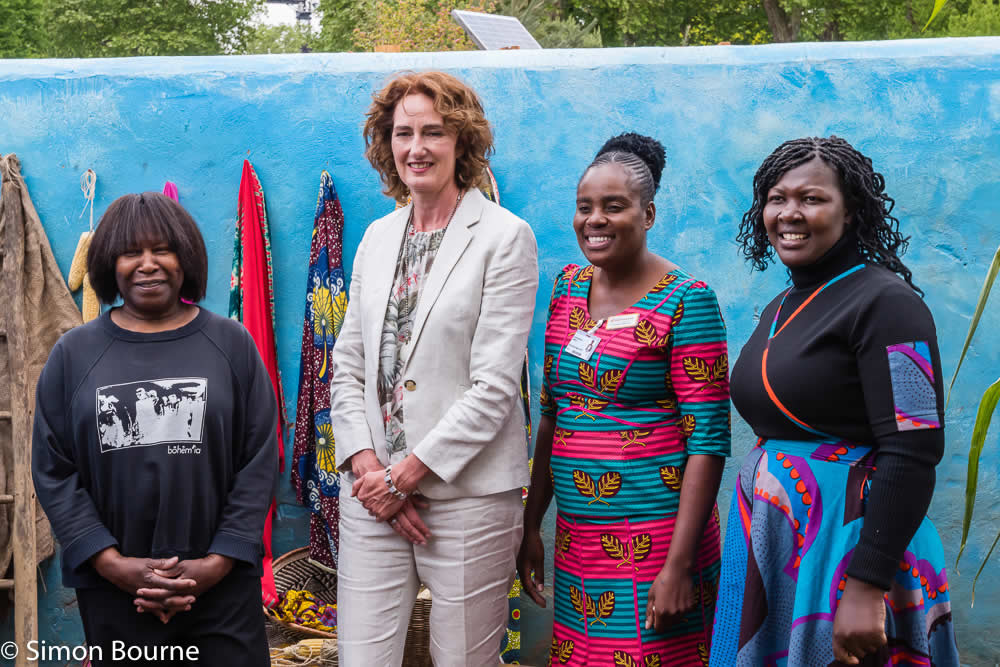 RHS Garden Chelsea Flower Show 2019 — CAMFED Garden 09 Jilayne Joan Armatrading et al Chelsea