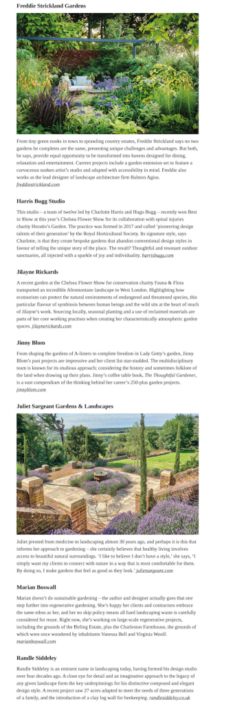 Jilayne Rickards Cornwall Garden Designer